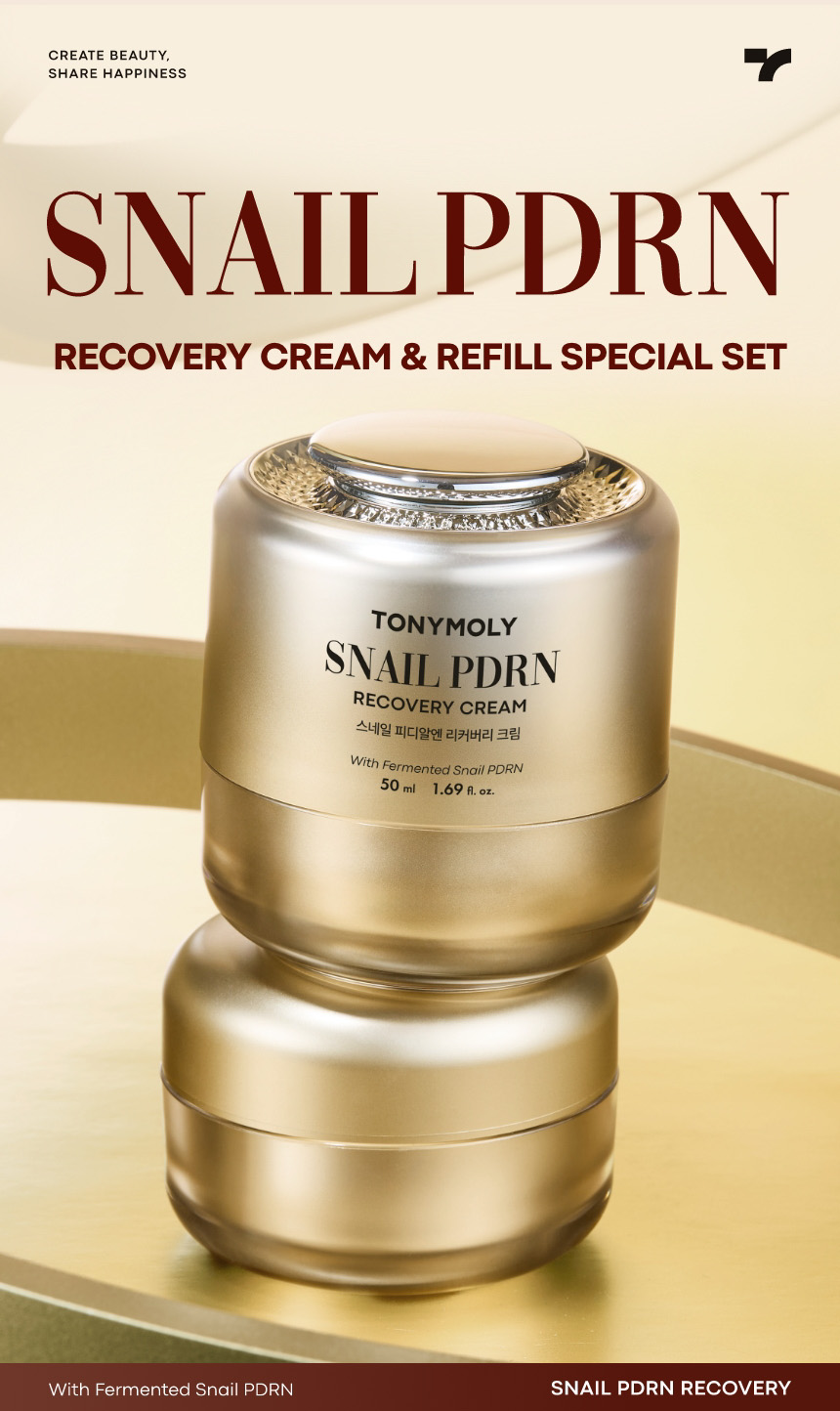 Snail PDRN Recovery Cream & Refill Special Set | TONYMOLY